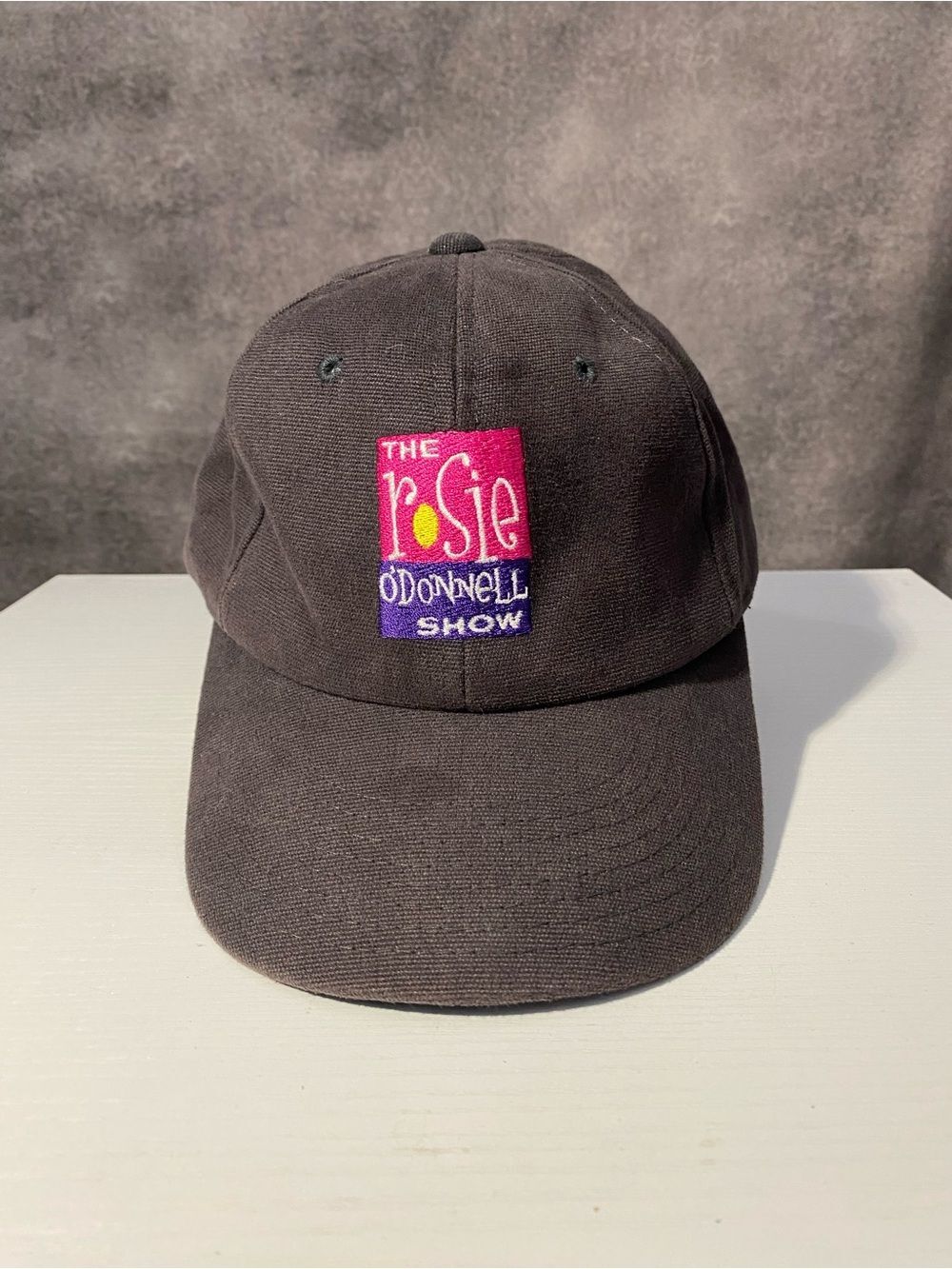 Vintage 90s The Rosie O’Donnell Show Promo Hat Cap Black Yupoong Strapback Dad